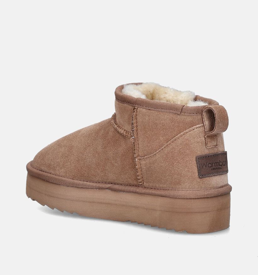 Warmbat Durack Plateau Bottes en Cognac pour femmes (346228)