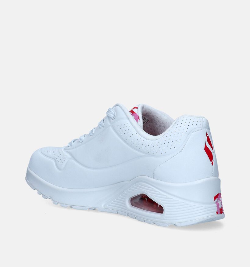 Skechers x JGoldcrown Uno Witte Sneakers voor dames (345155)
