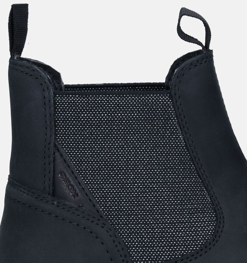 Geox Shaylax Zwarte Chelsea Boots voor meisjes (330122) - geschikt voor steunzolen
