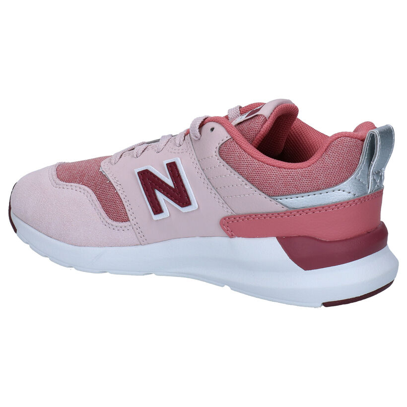 New Balance YS009 Roze Sneakers in kunstleer (276830)