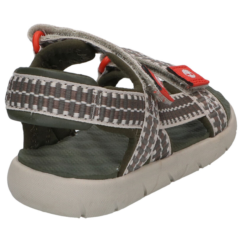 Timberland Perkins Row Webbing Groene Sandalen voor jongens (305833)