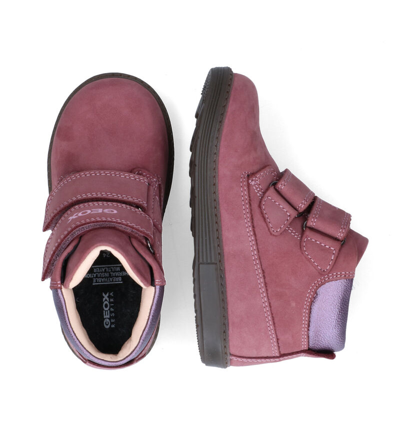 Geox Hynde Roze Babyschoentjes in nubuck (317583)