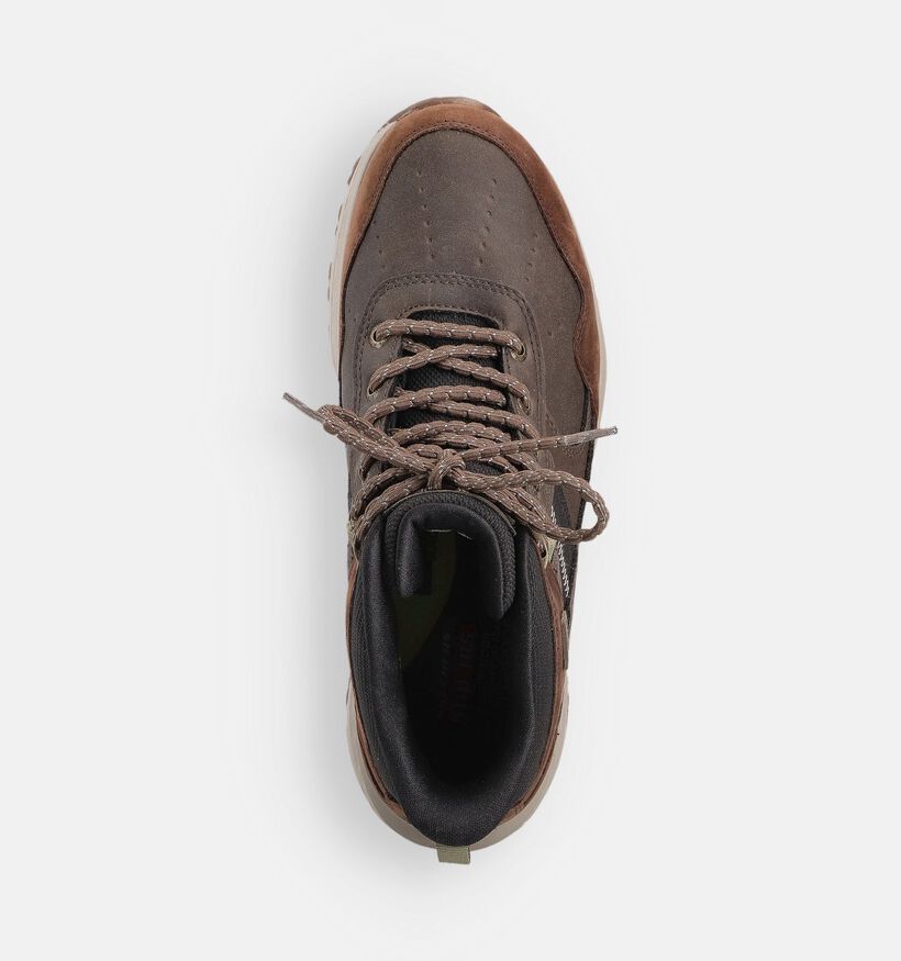 Skechers Boots à lacets en Marron pour hommes (360881) - pour semelles orthopédiques