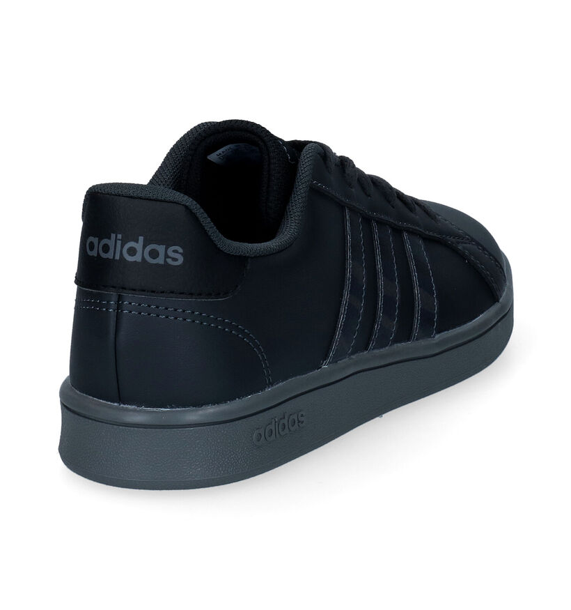 adidas Grand Court K Witte Sneakers voor jongens (307966) - geschikt voor steunzolen