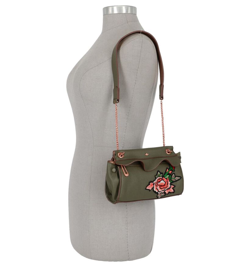 Nica Sacs à bandoulière en Vert kaki en simili cuir (203820)