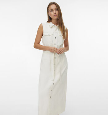 Vero Moda Robes Blanc
