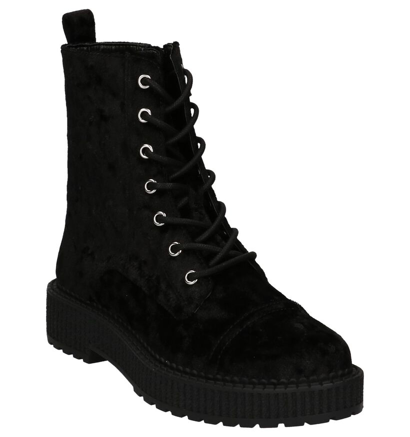 Velours Zwarte Boots Katy Perry The Gia, , pdp