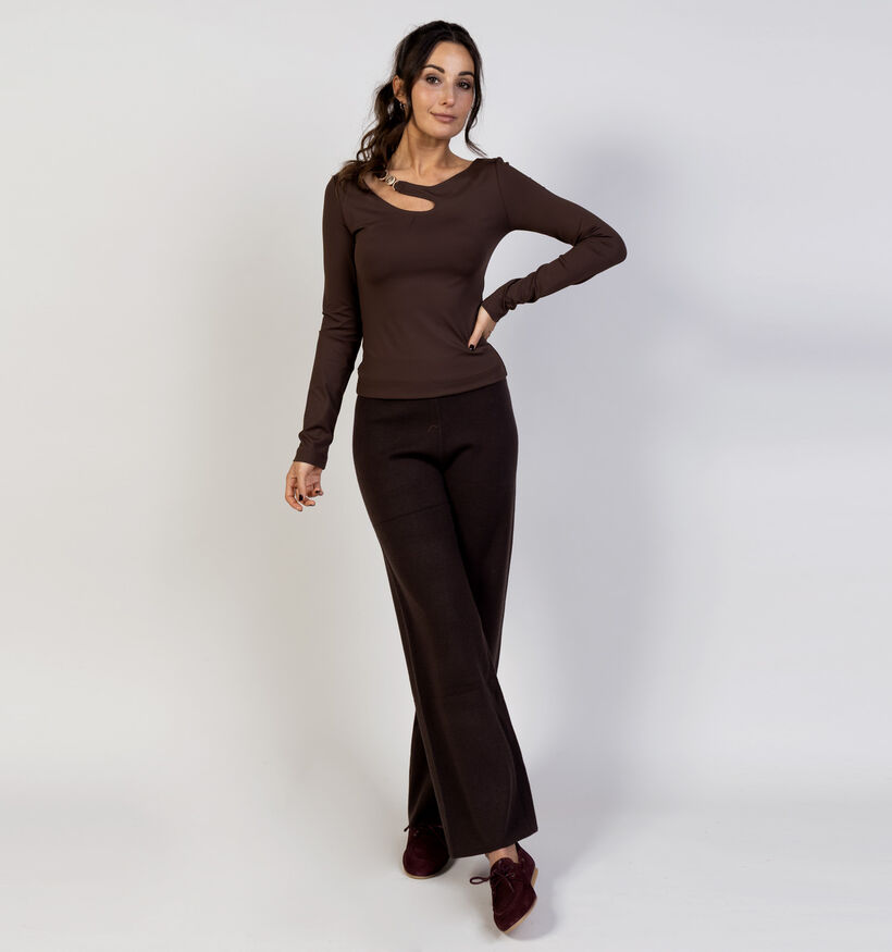 Guess Longsleeves en Marron pour femmes (364393)