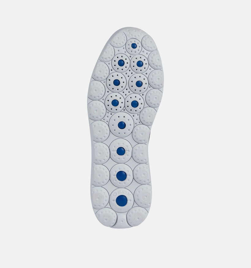 Geox Spherica Blauwe Veterschoenen voor heren (353838) - geschikt voor steunzolen