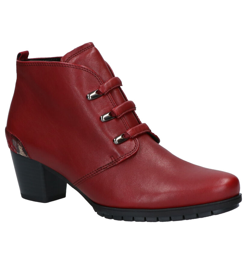 Gabor Bottillons en Rouge en cuir (260506)