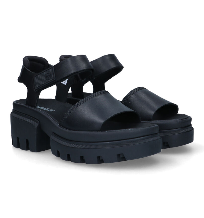 Timberland Everleigh Zwarte Sandalen voor dames (320602)