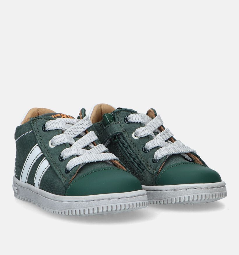 STONES and BONES Nepo Groene Babyschoenen voor jongens (329447) - geschikt voor steunzolen