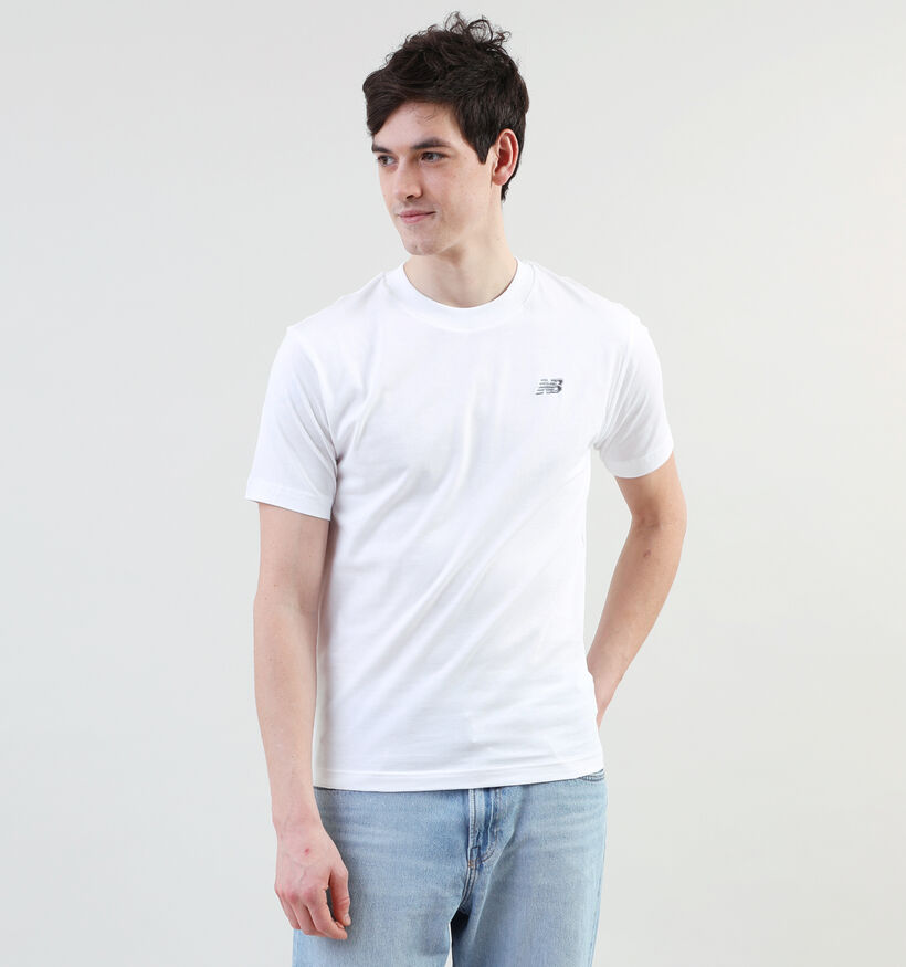New Balance Wit T-shirt voor heren (354003)