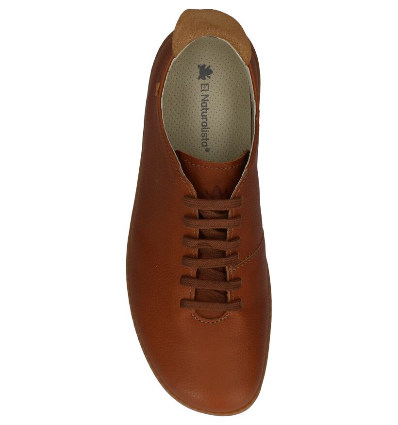 Cognac Casual Schoenen El Naturalista in leer (244534)