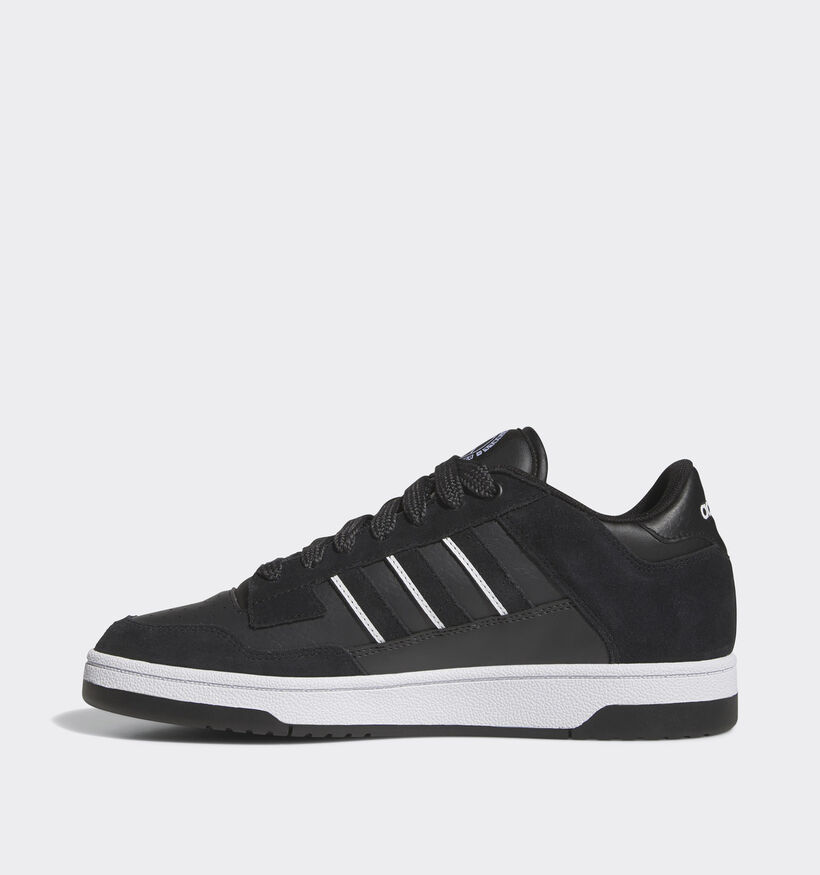 adidas Rapid Court Low Baskets en Noir pour hommes, garçons (350183)