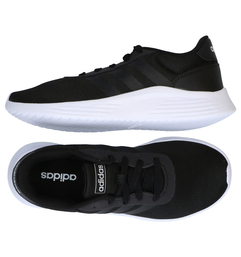adidas Lite Racer Baskets en Noir pour femmes (290844) - pour semelles orthopédiques