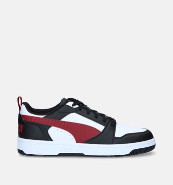 Puma Rebound Low Baskets Noir/Blanc/Marron