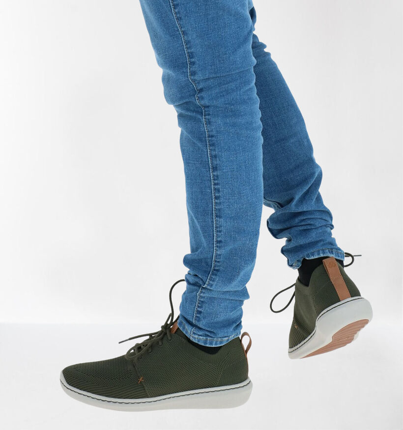 Clarks Step Urban Mix Chaussures à lacets en Bleu pour hommes (337765) - pour semelles orthopédiques