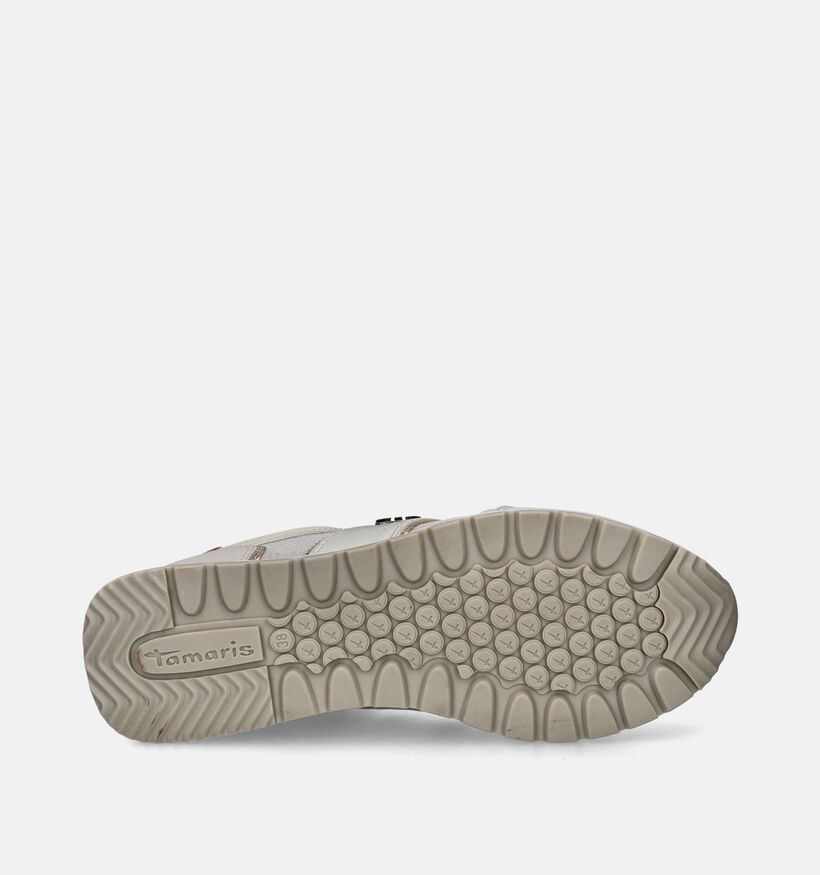 Tamaris Beige Sneakers voor dames (351521) - geschikt voor steunzolen