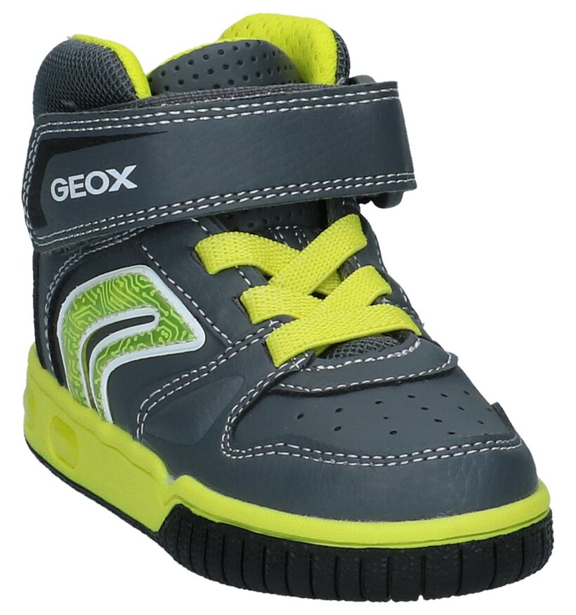 Geox Grijze Sneakers met Lichtjes, , pdp