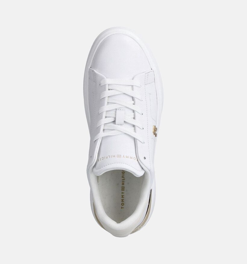 Tommy Hilfiger Fashion Court Baskets en Blanc pour femmes (358652) - pour semelles orthopédiques