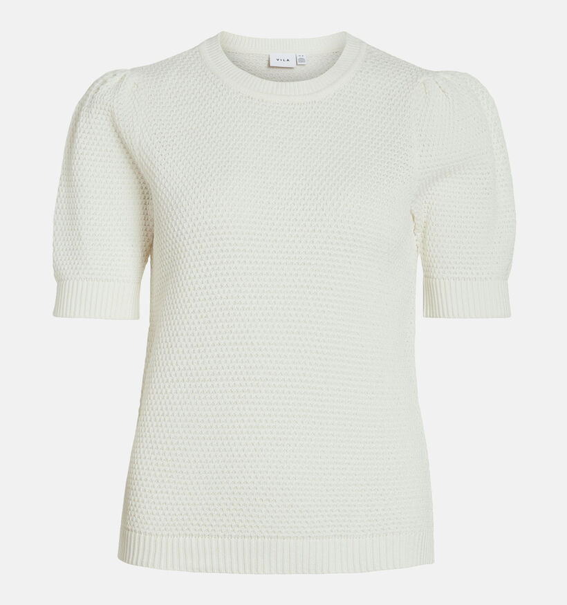 Vila Dalo Witte Gebreide trui voor dames (351731)