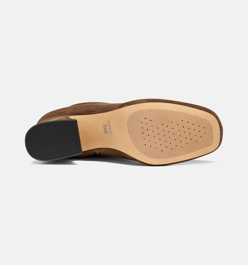 Geox Kalidine Bottines en Marron fonc&eacute; pour femmes (377780)