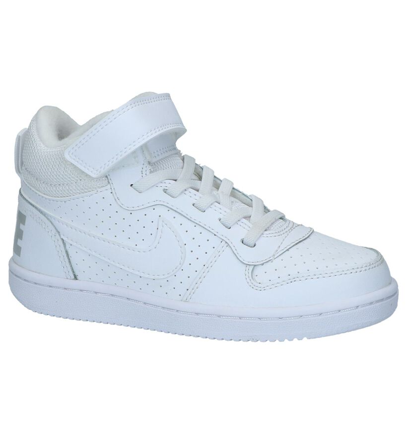 Court Borough Baskets hautes en Blanc en simili cuir (234339)