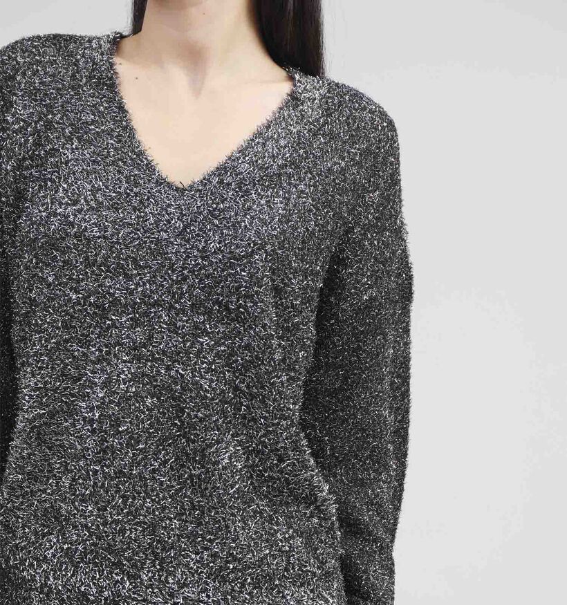 Vila Caso Zwarte Glitter trui voor dames (348761)