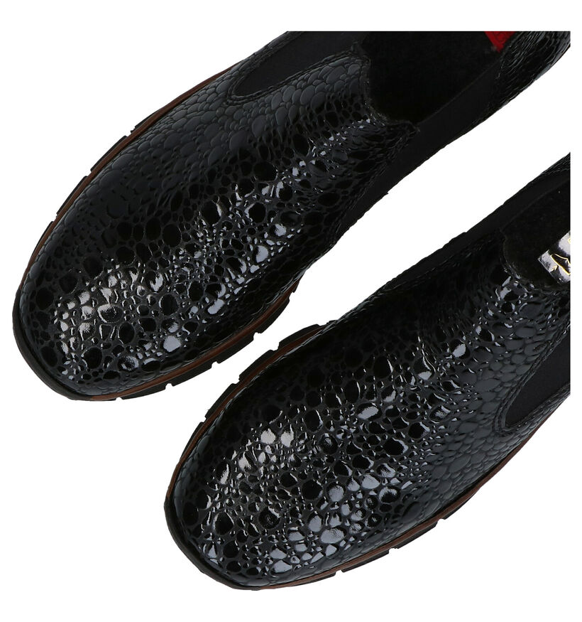 Rieker Zwarte Chelsea Boots in kunstleer (282722)