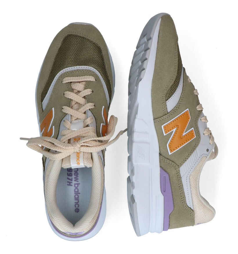 New Balance CW997 Kaki Sneakers voor dames (301899) - geschikt voor steunzolen