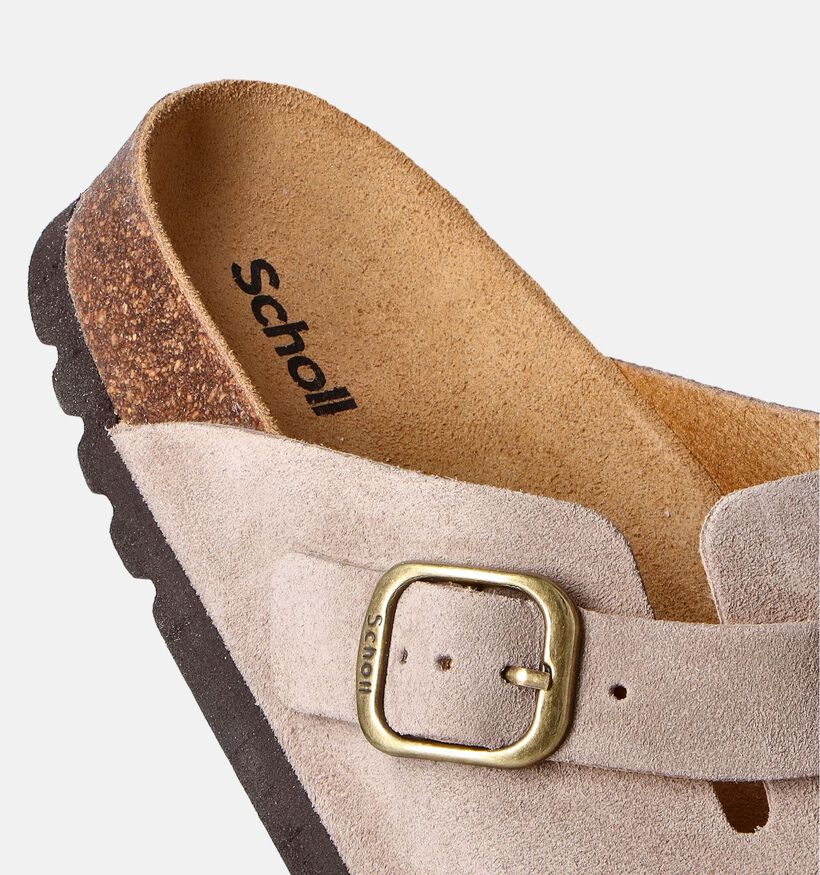 Scholl Fae New Slippers Taupe voor dames (357571)