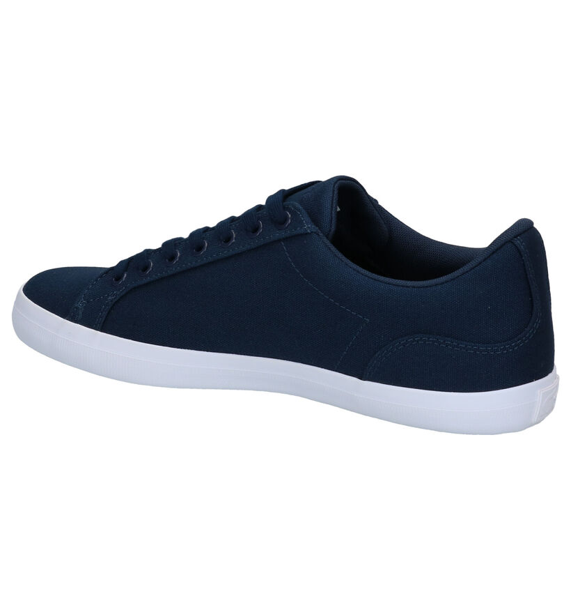 Lacoste Lerond Blauwe Sneakers in stof (287010)
