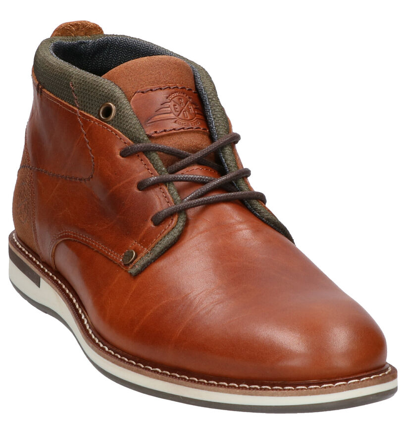 Bullboxer Bottines en Cognac en cuir (260612)