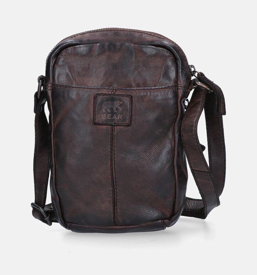 Bear Design Sac à bandoulière en Brun pour hommes (358892)