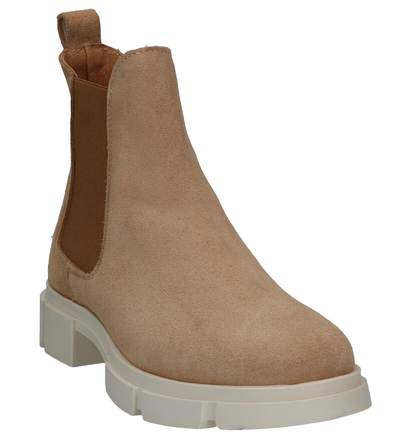 Tango Romy Beige Chelsea Boots in daim (298502)