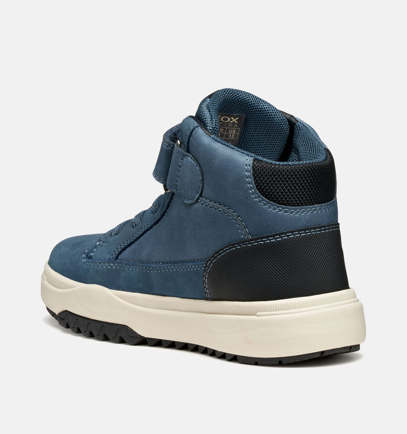Geox Bunshee Chaussures hautes en Noir Geox Bunshee Chaussures hautes en Bleu pour garçons (361946) - pour semelles orthopédiques