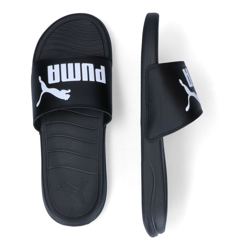 Puma Popcat 20 Zwarte Badslippers voor heren (334228)