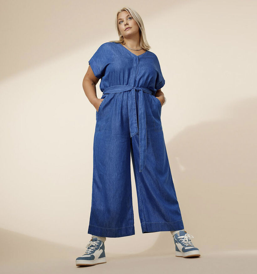 ONLY Carmakoma Yuka Blauwe Jumpsuit voor dames (343494)