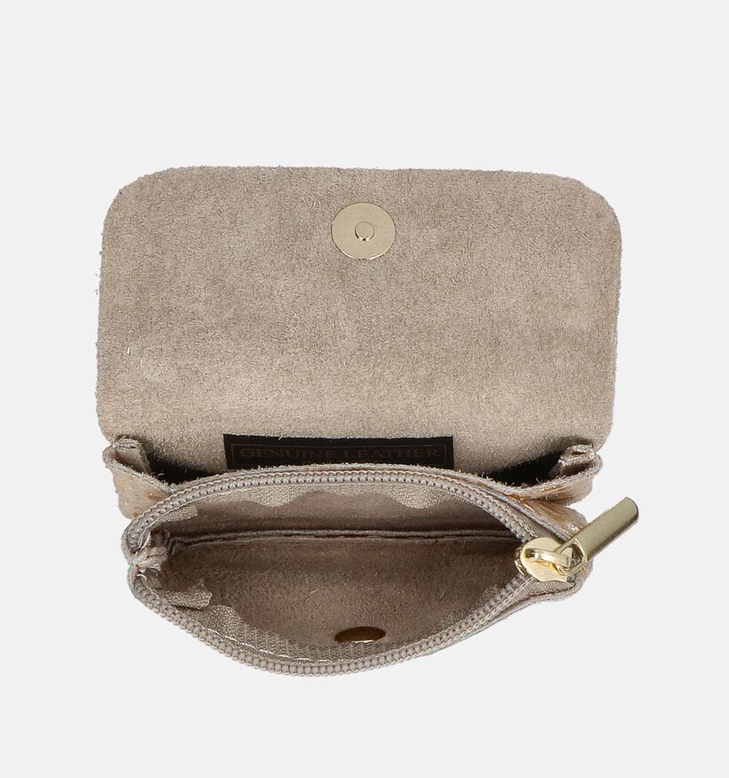 Via Limone Geldbeugel Beige/Goud voor dames (360534)