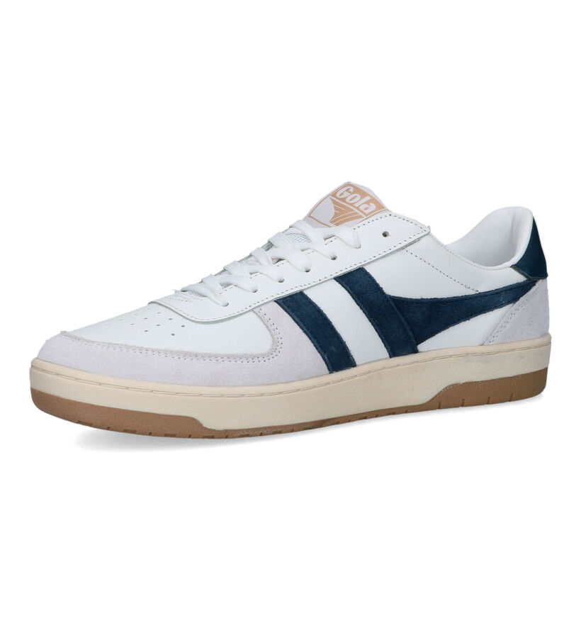 Gola Hawk Witte Sneakers voor heren (336345) - geschikt voor steunzolen