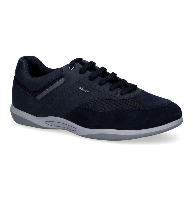 Geox Volere Chaussures à lacets en Bleu pour hommes (303431) - pour semelles orthopédiques