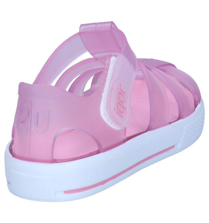 Igor Sandales pour bébé en Rouge clair pour filles (322895) - pour semelles orthopédiques