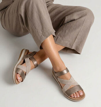 Relife Sandalen Taupe