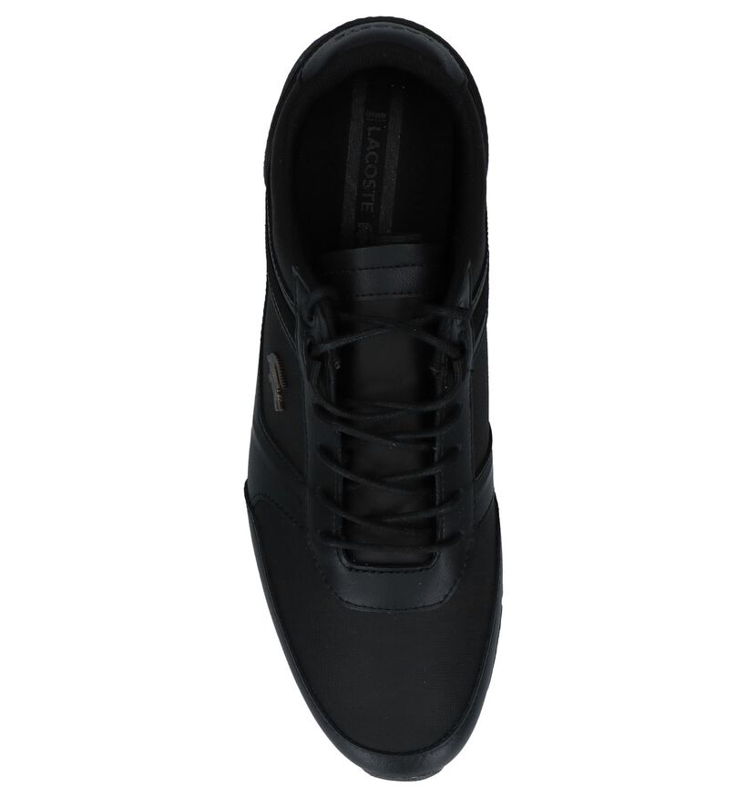 Lacoste Chaussures basses en Noir en cuir (222671)