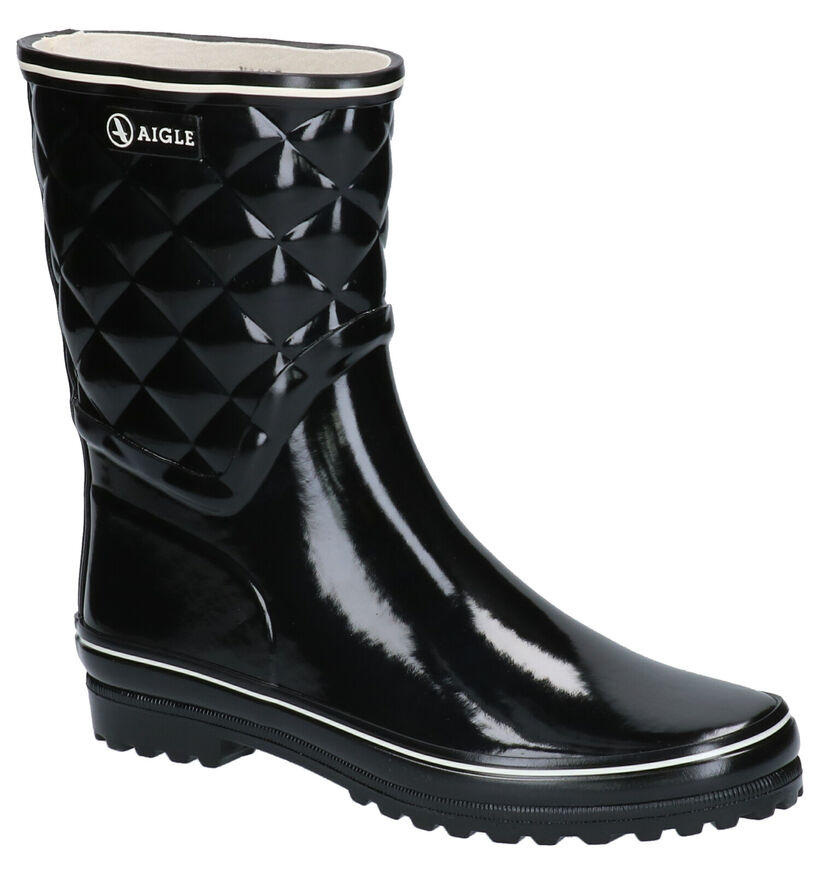 Aigle Bottes de pluie en Noir en caoutchouc (263402)