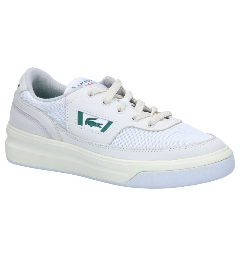 Lacoste Ecru Sneakers in stof (266912)