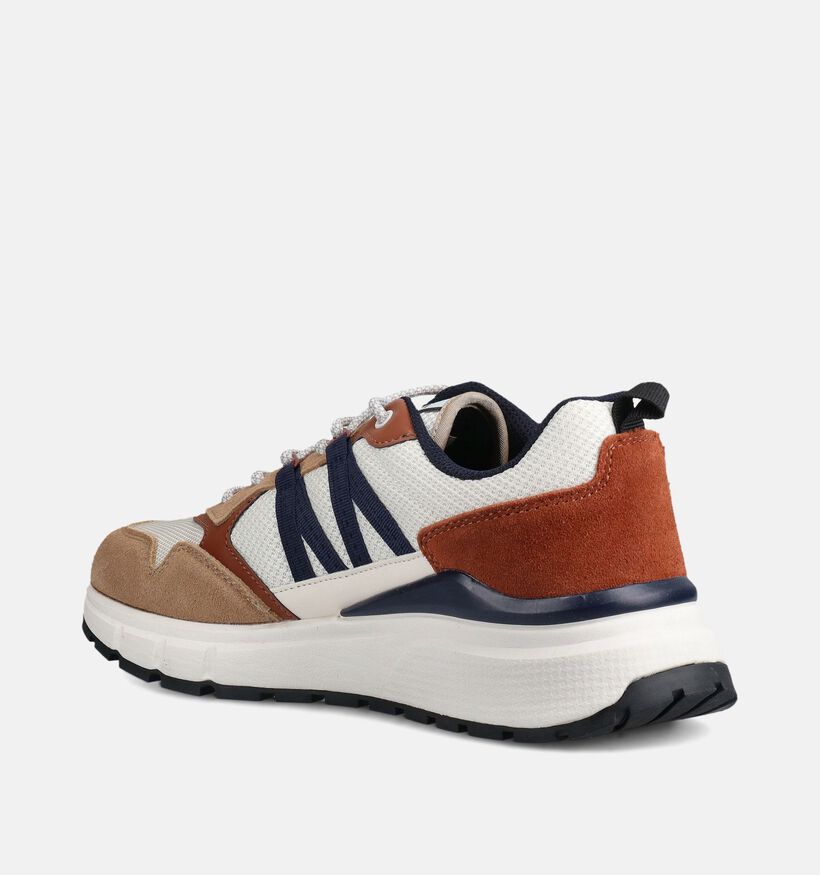 Lyle&Scott Starflex10-Lennox Baskets basses en Marron pour hommes (369044) - pour semelles orthop&eacute;diques