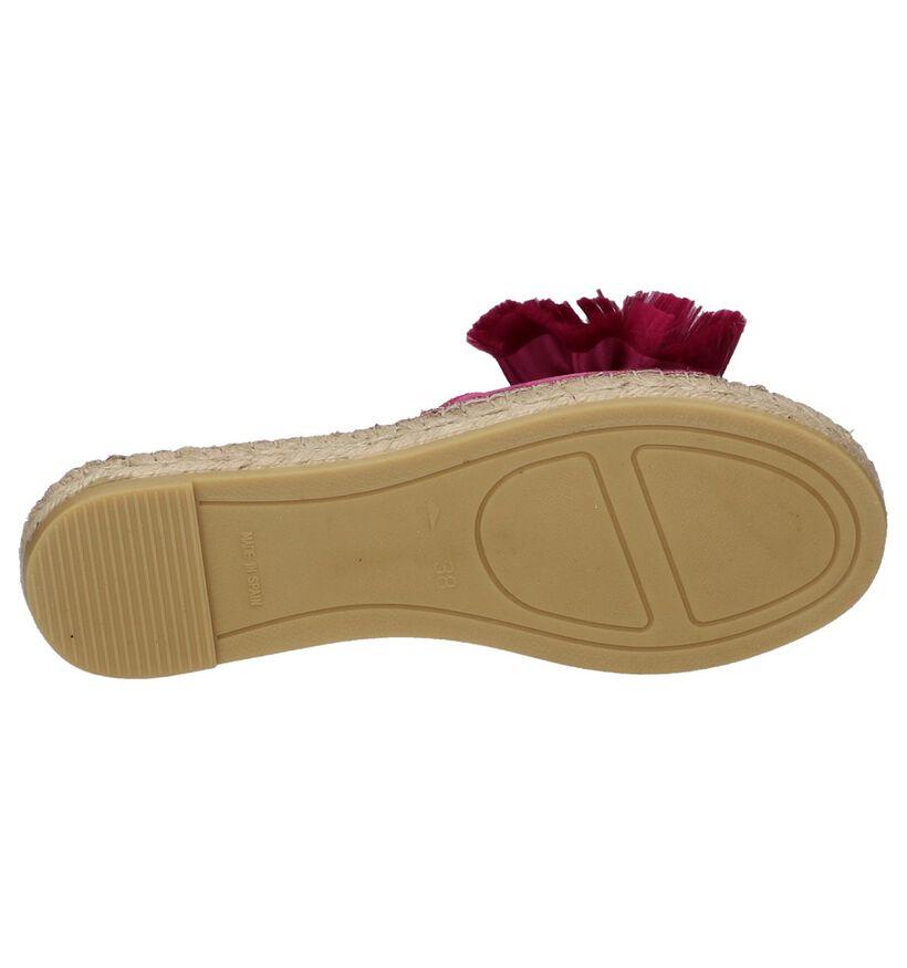 Vidorreta Nu-pieds en Rose fuchsia en textile (220246)