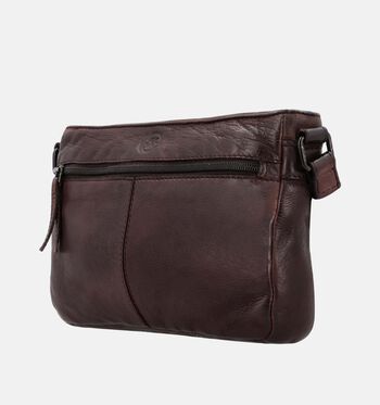 Hide & Stitches Crossbody tassen Cognac/Bruin